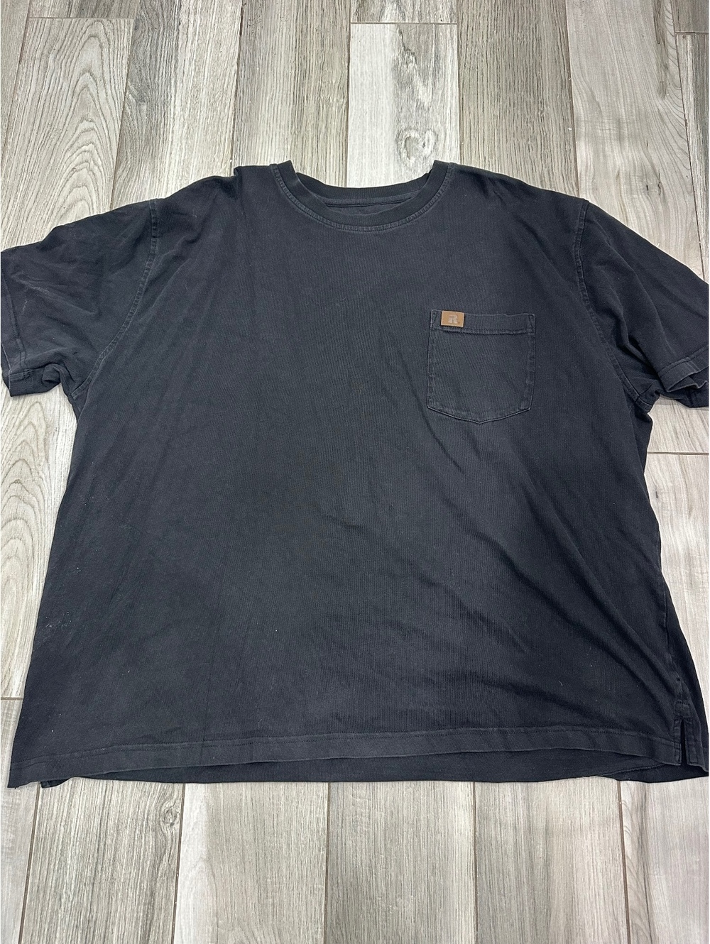 Y2K Wrangler Riggs Workwear Black Pocket T Shirt XXL